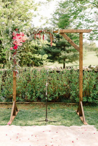 Italy Themed Garden Wedding in Virginia