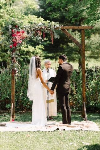 Italy Themed Garden Wedding in Virginia