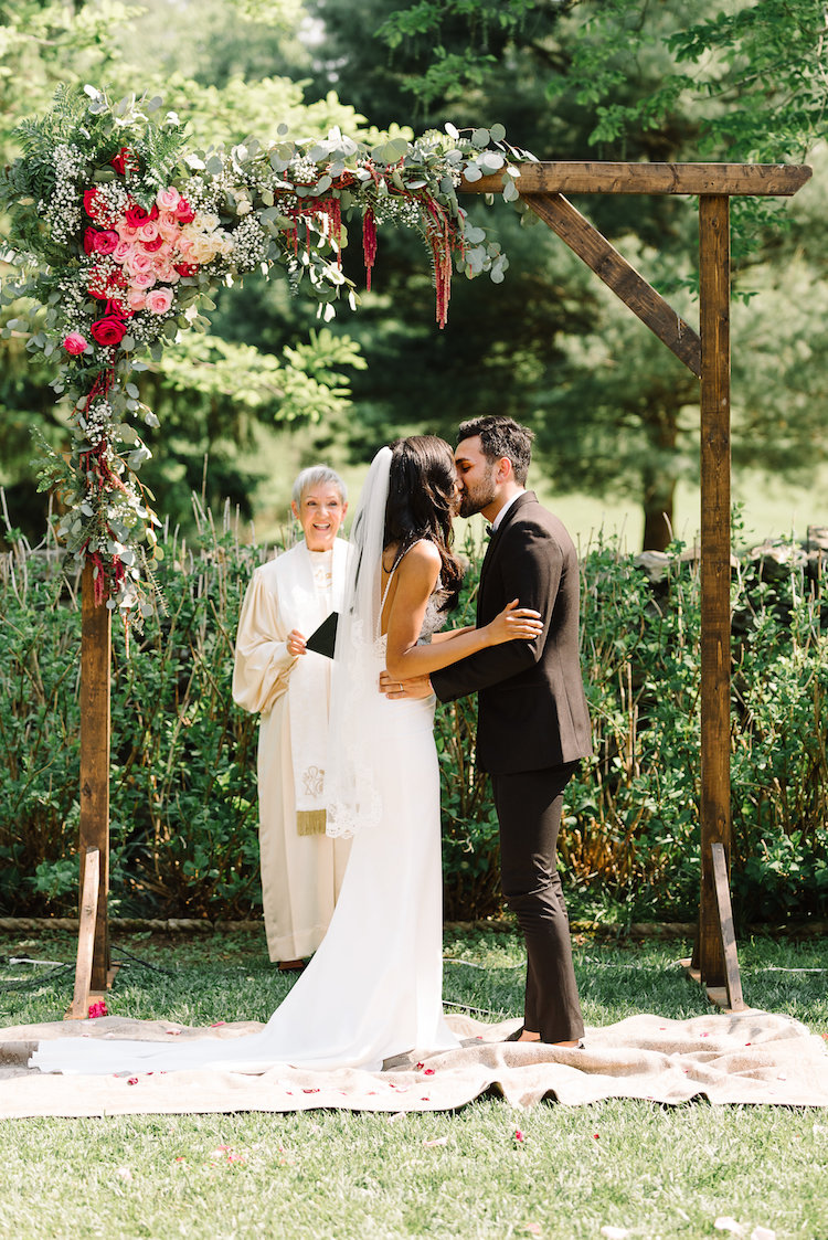Italy Themed Garden Wedding in Virginia