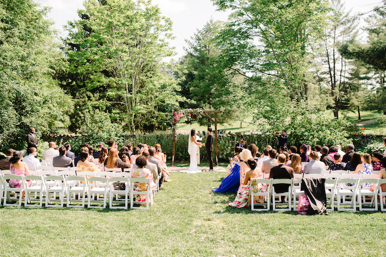 Italy Themed Garden Wedding in Virginia