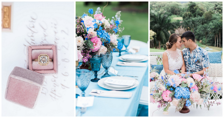 Lush Romantic Hawaii Wedding Inspiration