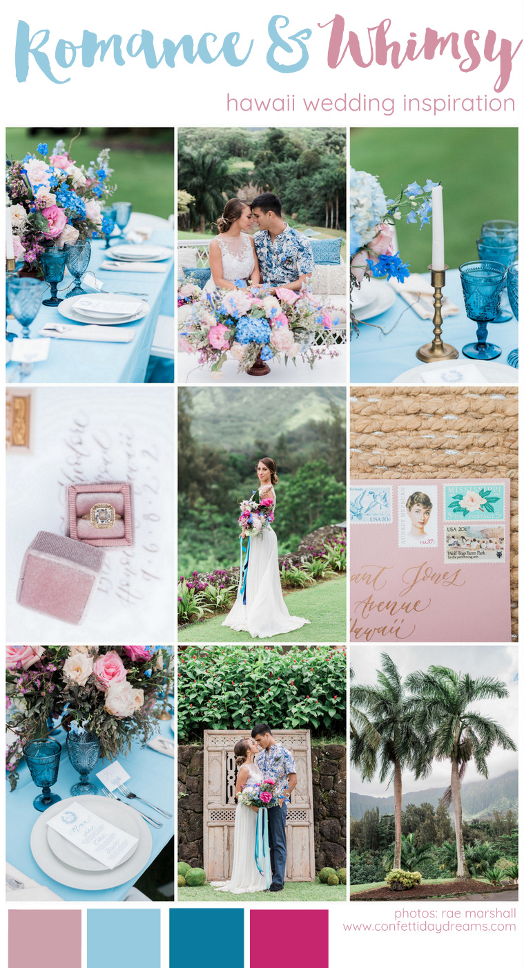 Lush Romantic Hawaii Wedding Inspiration