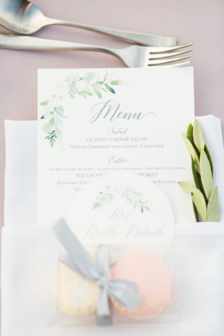 Blush Mint Arizona Wedding with Circular Floral Arch