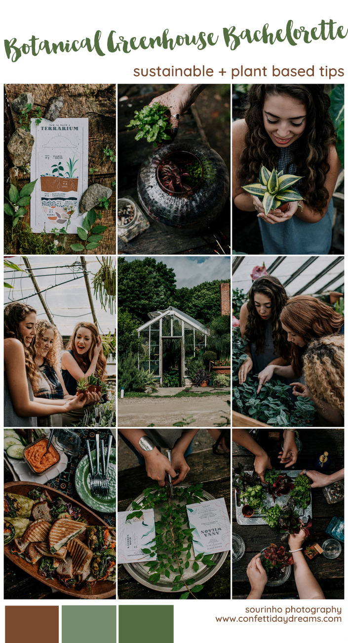 Botanical Sustainable Bachelorette Party Advice