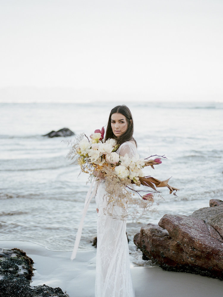 Siren of the Cape Town Shore: Beach Bridal Editorial