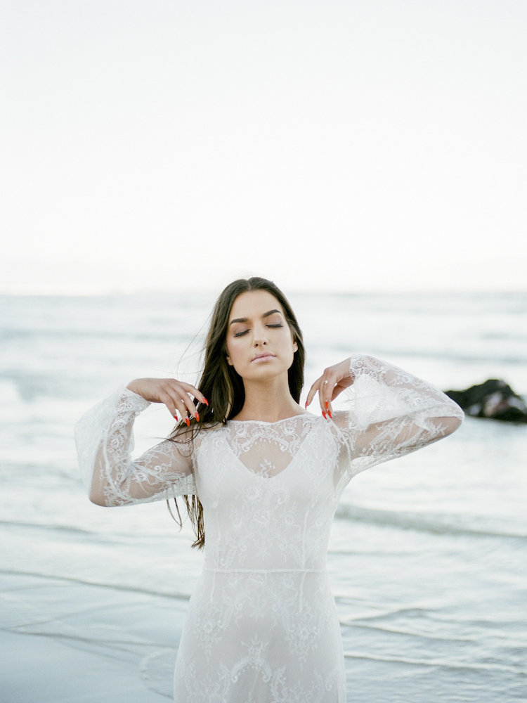 Siren of the Cape Town Shore: Beach Bridal Editorial