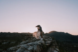 Windswept In Cape Town: Moody + Emotional Mountain Elopement