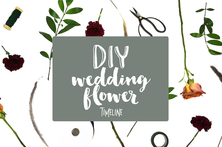 DIY Wedding Flower Timeline 