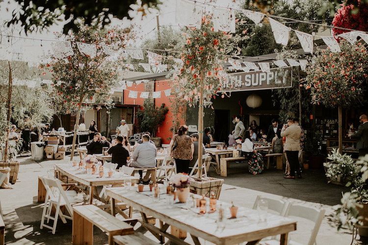 Vegan Taqueria Zero Waste Wedding in LA