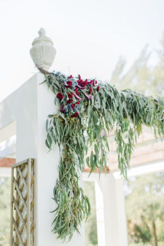 Burgundy, Gold + Black Geometric Wedding Inspiration