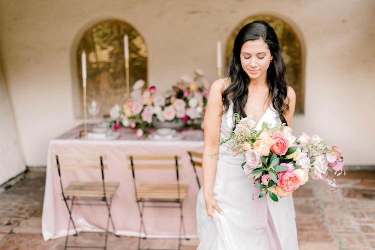 Outdoor Spring Wedding Allied Art Guild Gardens 