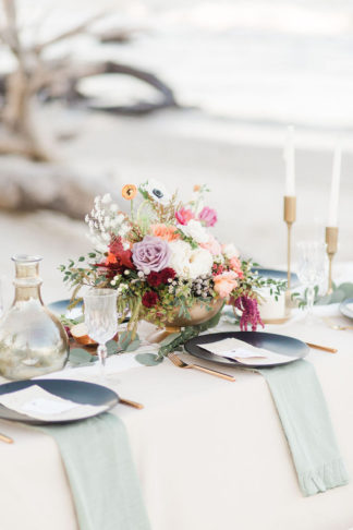 Bohemian Beach Wedding