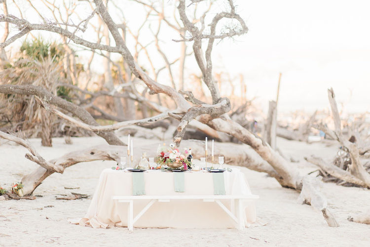 Bohemian Beach Wedding