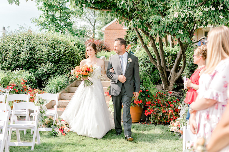 Coral Mint Rose Gold wedding theme