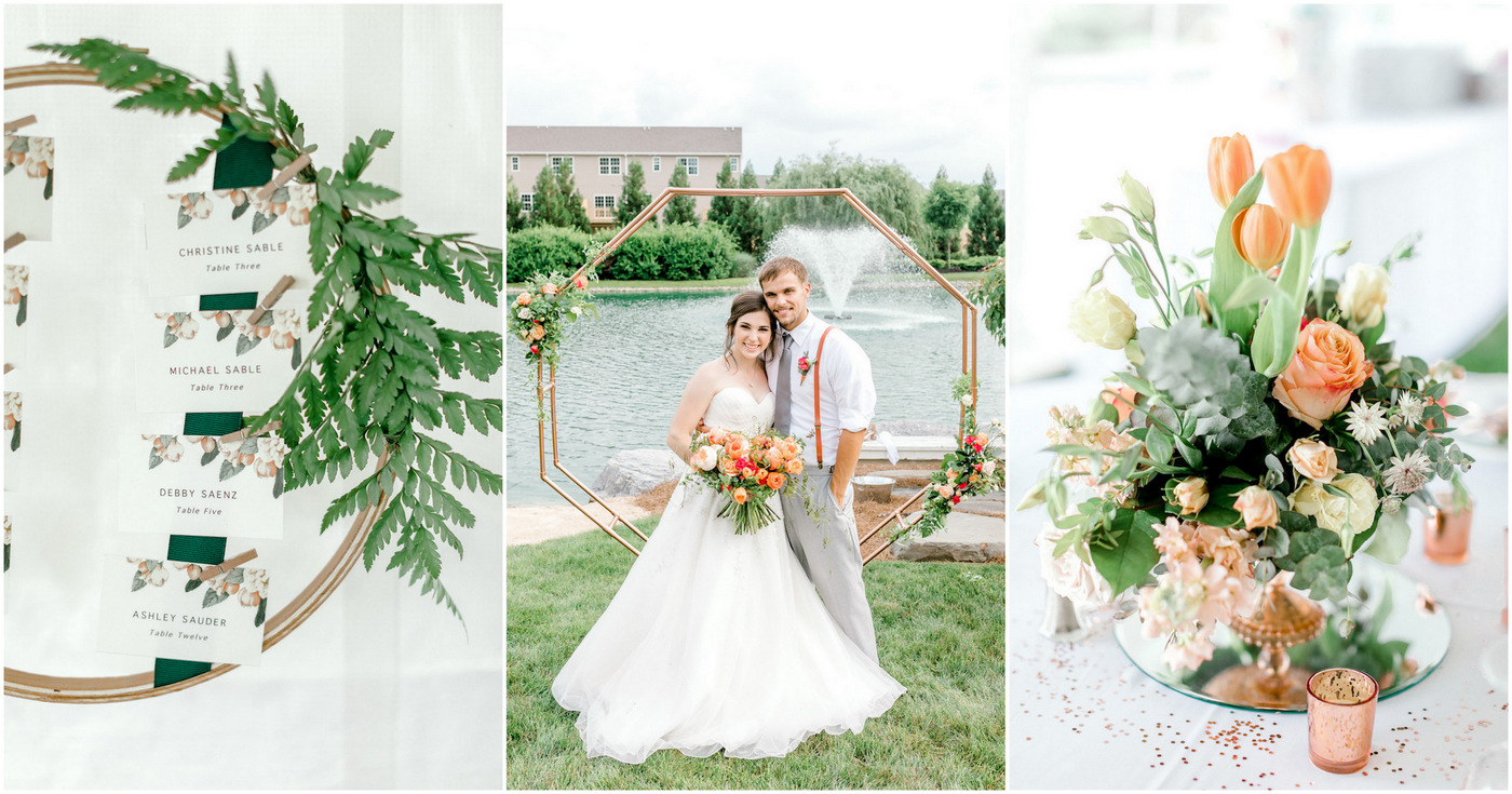 20+ Unique Rose Gold Wedding Table Decoration to Inspire