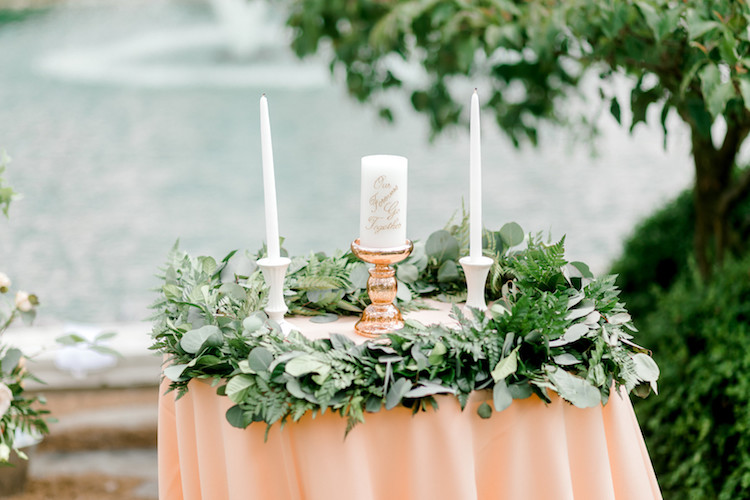 Coral Mint Rose Gold wedding theme