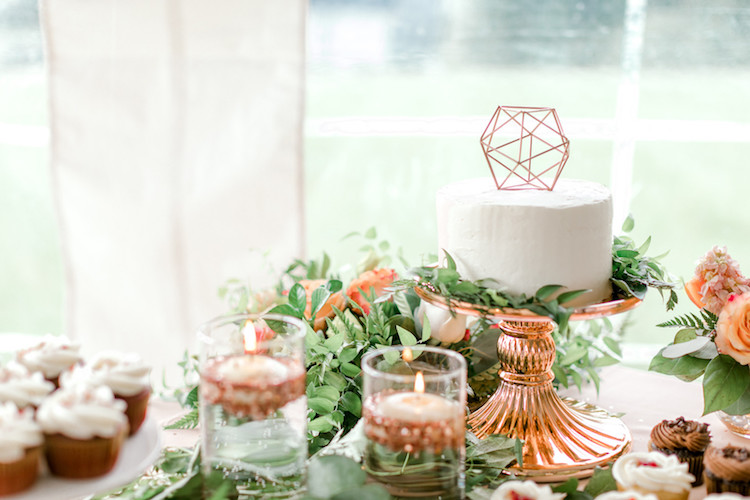 Coral Mint and Rose Gold wedding