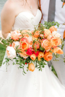 Coral Mint Rose Gold wedding theme