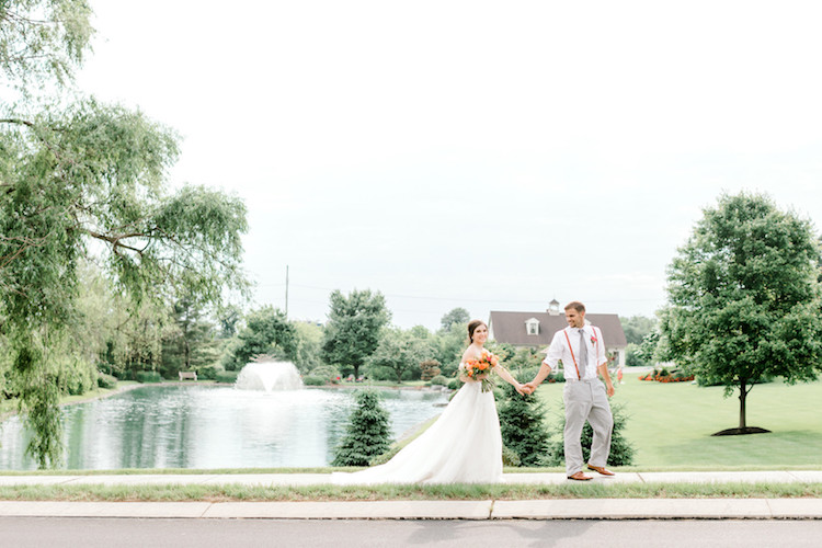 Coral Mint Rose Gold wedding theme