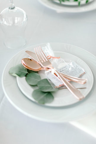 Coral Mint Rose Gold wedding theme