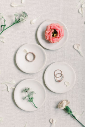 Living Coral, Blush and Gold Wedding Ideas 