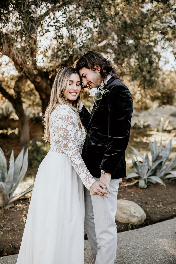 Intimate Airstream Wedding with Geode + Macrame Details