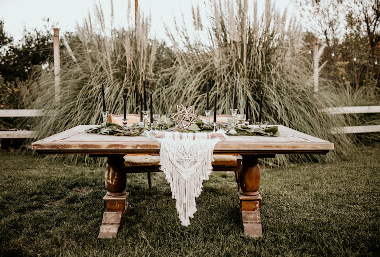 Earthy Geometric Bohemian Wedding Ideas