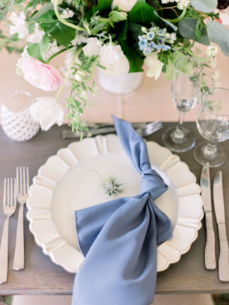 Slate Blue and Blush Pink Wedding