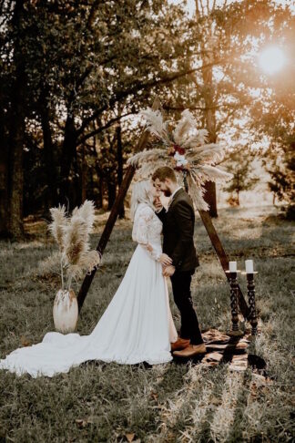 Lace wedding dress