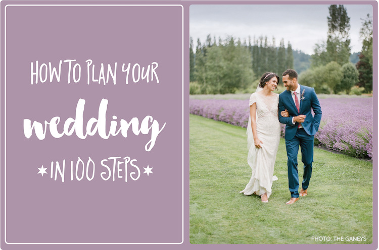 How to plan a wedding - detailed step by step list.