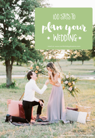 How to plan your wedding in 100 Steps