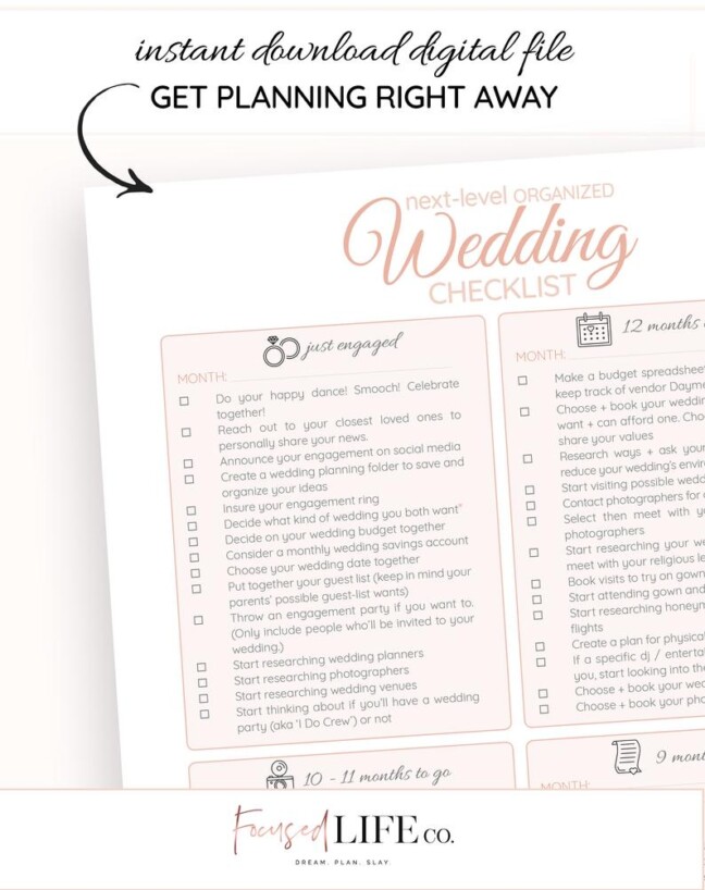 How to Plan a Wedding: The Ultimate Detailed List with Step-by-Step Tips