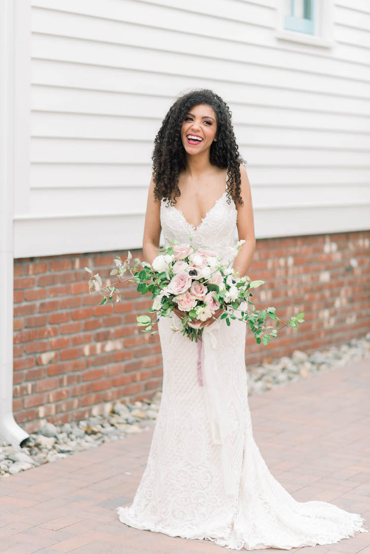 Light Pink + Gold Spring Wedding Details + Ideas