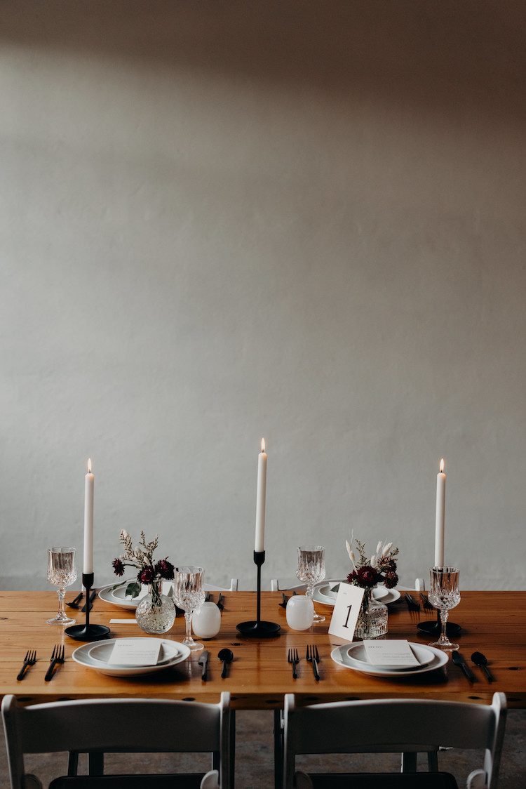 Minimalist Modern Bride Inspiration in Black + White