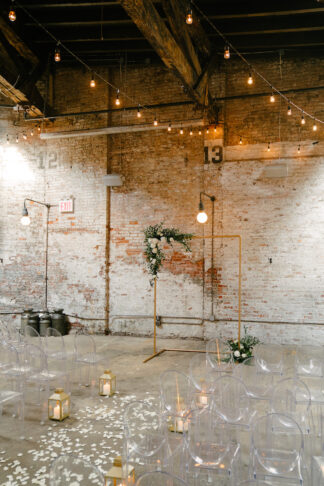 Modern Industrial Elegance: NYC Beer Hall Wedding