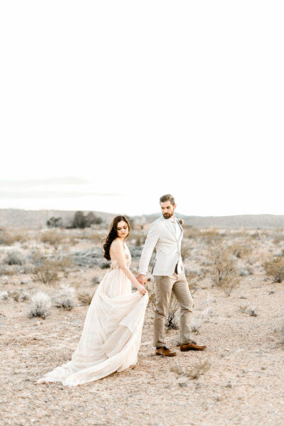 Romantic, Intimate Desert Wedding Inspiration in Las Vegas