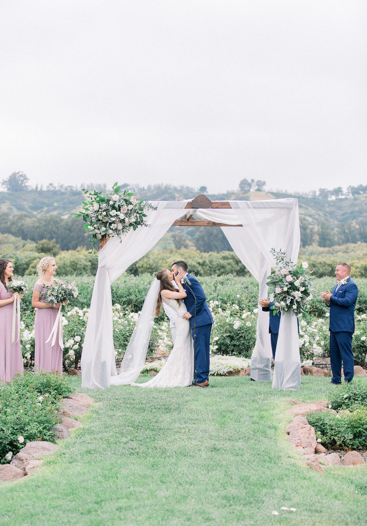 Whimsical Outdoor Orchard Wedding Camarillo 