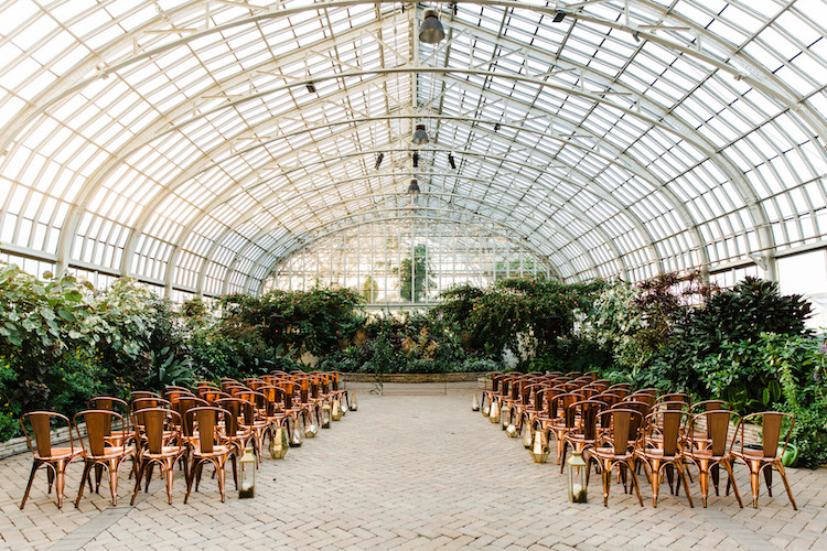 Moody 1920s Conservatory Wedding 