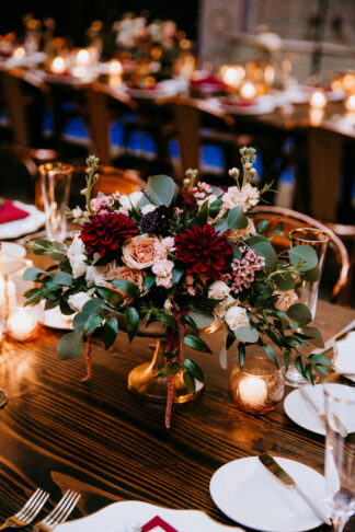 Moody 1920s Conservatory Wedding 