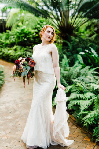 Moody 1920s Conservatory Wedding 