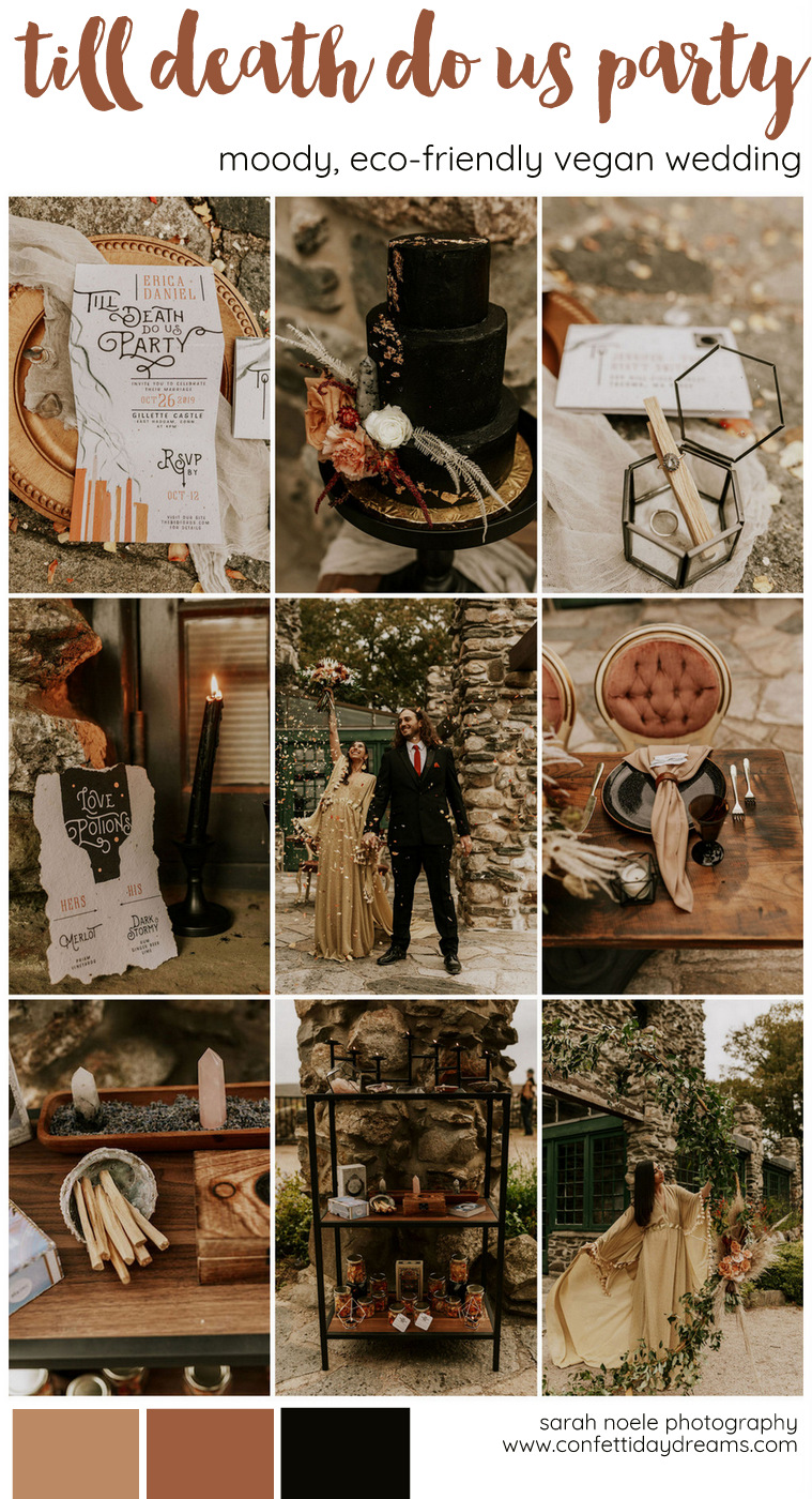 Moody Magic Till Death Do Us Party Vegan Wedding