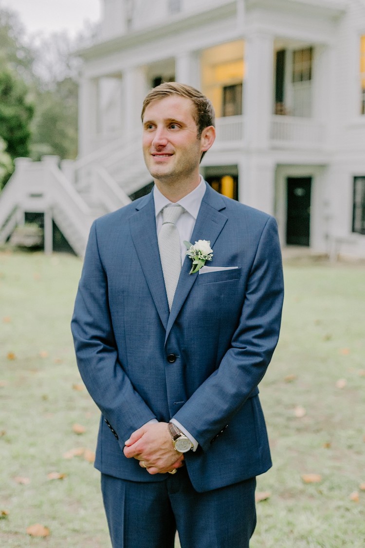 Romantic Slate + Light Blue Wedding - with Pups!