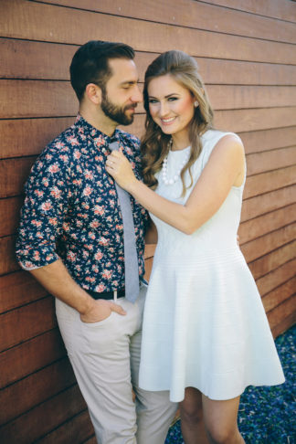 60s Inspired Pastel Engagement Photo Shoot - Pic: Taylor Abeel Photography