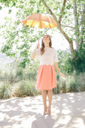 60s Inspired Pastel Engagement Photo Shoot - Pic: Taylor Abeel Photography