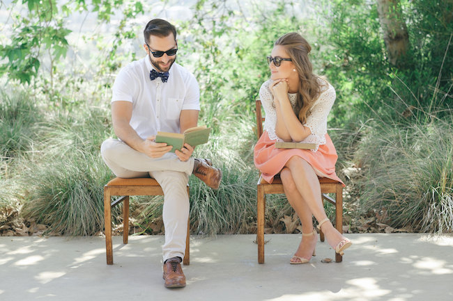 60s Inspired Pastel Engagement Photo Shoot - Pic: Taylor Abeel Photography