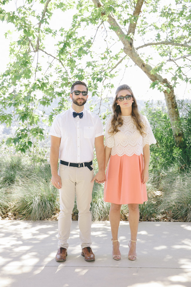 60s Inspired Pastel Engagement Photo Shoot - Pic: Taylor Abeel Photography