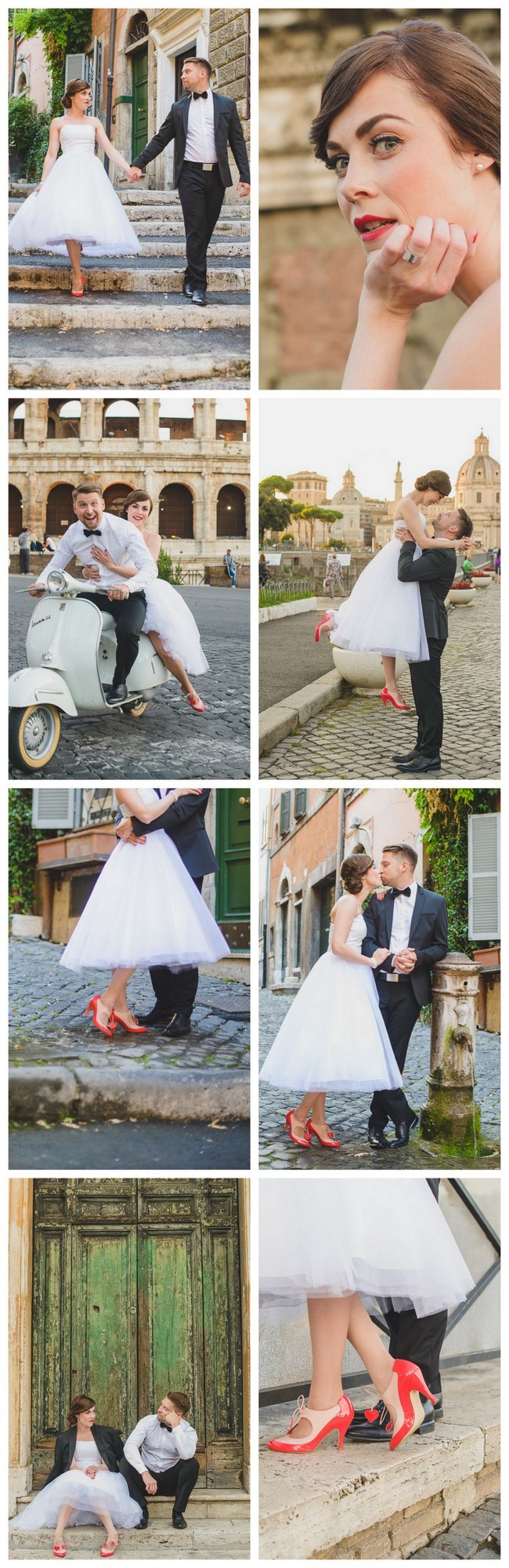 Audrey Hepburn Roman Holiday Italy Elopement - Rochelle Cheever Photography