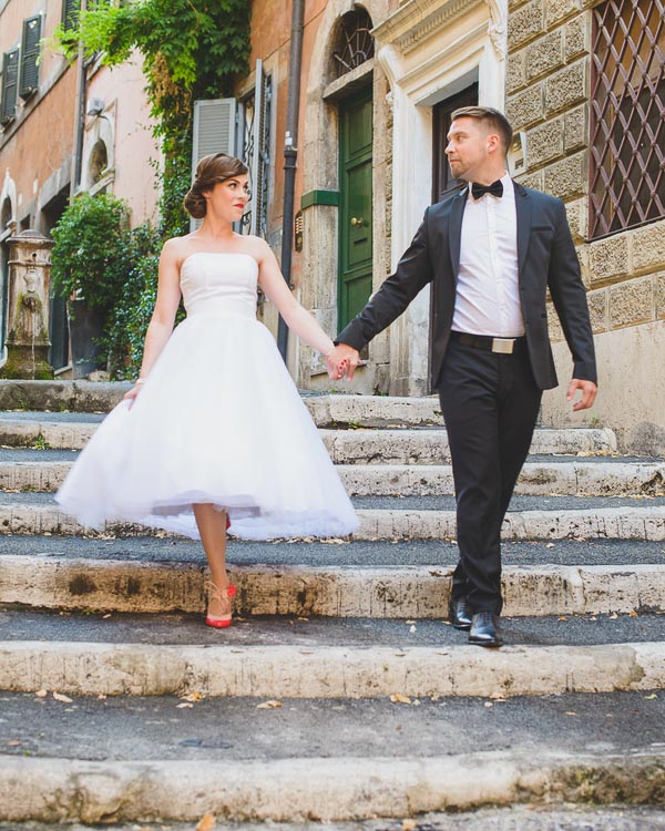 Audrey Hepburn Roman Holiday Italy Elopement - Rochelle Cheever Photography 