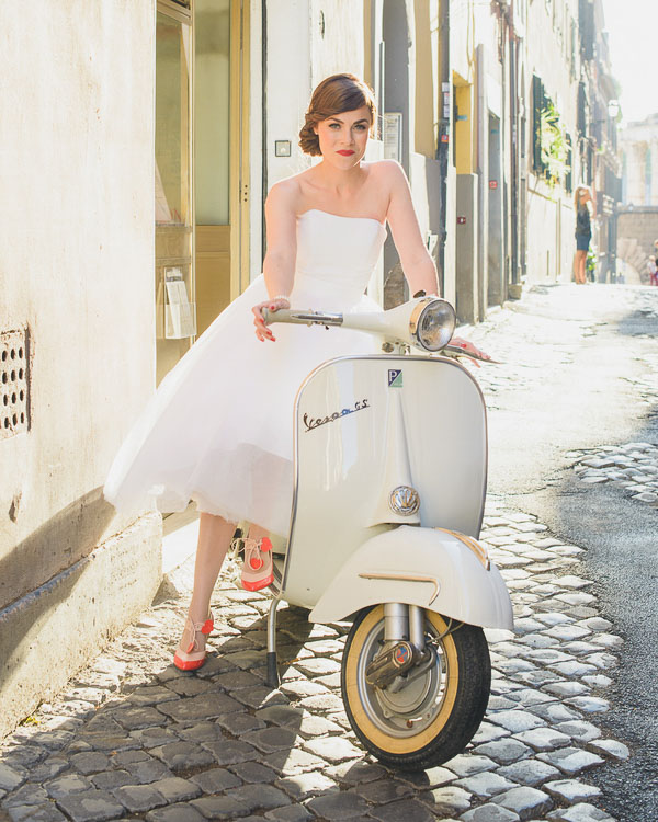 Audrey Hepburn Roman Holiday Italy Elopement - Rochelle Cheever Photography 