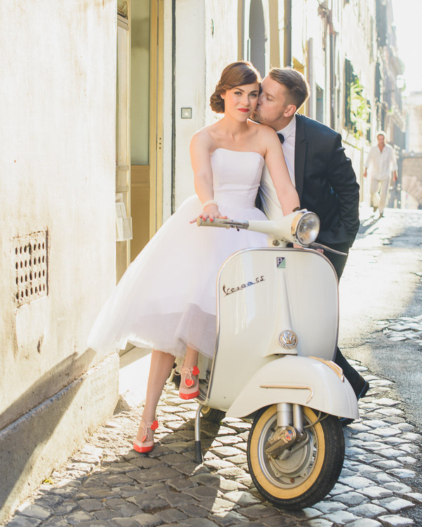 Audrey Hepburn Roman Holiday Italy Elopement - Rochelle Cheever Photography 